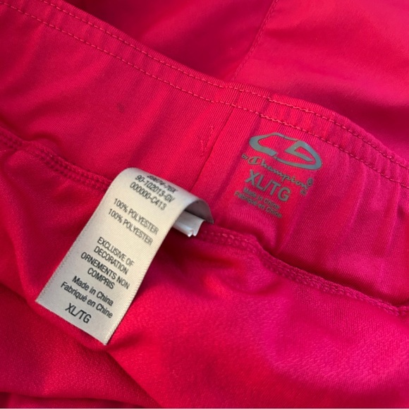 Champion Women's Athletic Shorts in Bold Pink XL - Picture 5 of 8